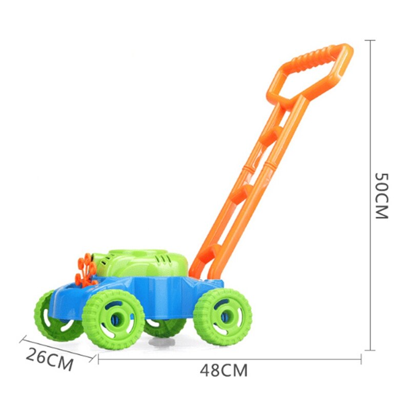 Kinderen Elektronische Hand Push Bubble Auto Bubble Grasmaaier Outdoor Speelgoed Wandelaar Push Speelgoed Voor Kinderen Zomer Speelgoed