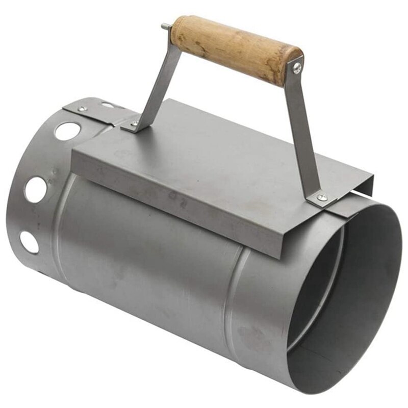 Compact Chimney Starter Rapid Charcoal Starter Large Capacity Rust Resistance Grill Barbecue BBQ Chimney: Default Title