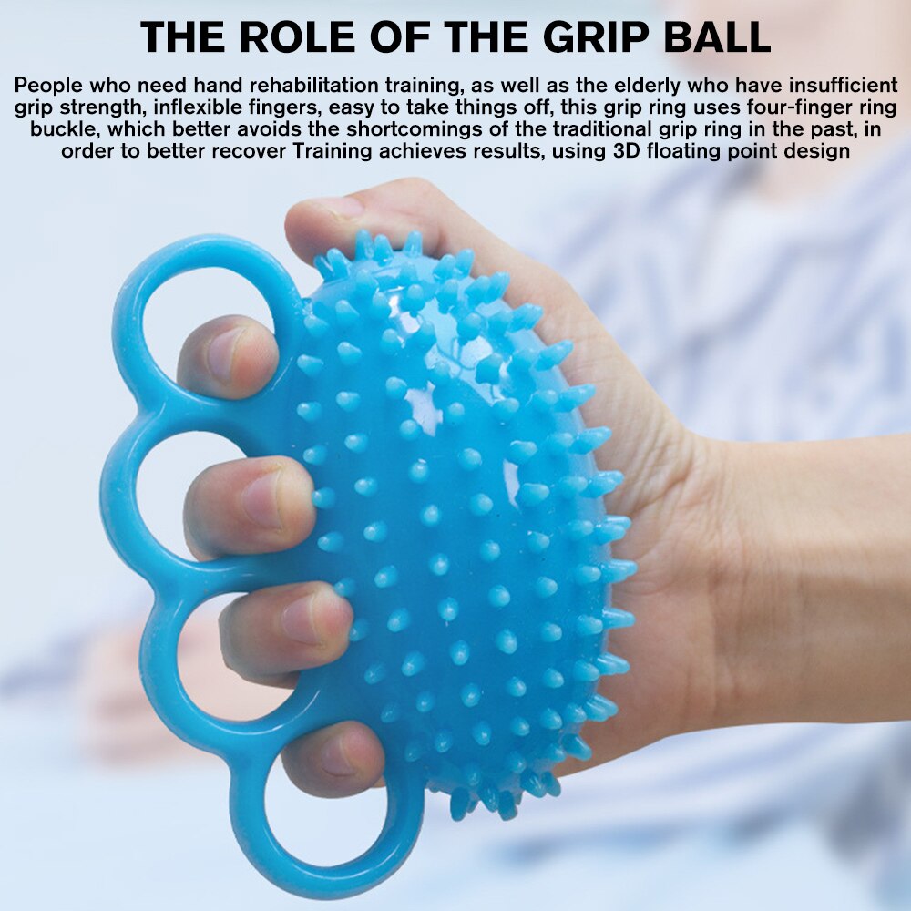 Random Reflexology Relaxation Pain Relief Tool Durable Senile Dementia Activating Collaterals Hand Grip PVC