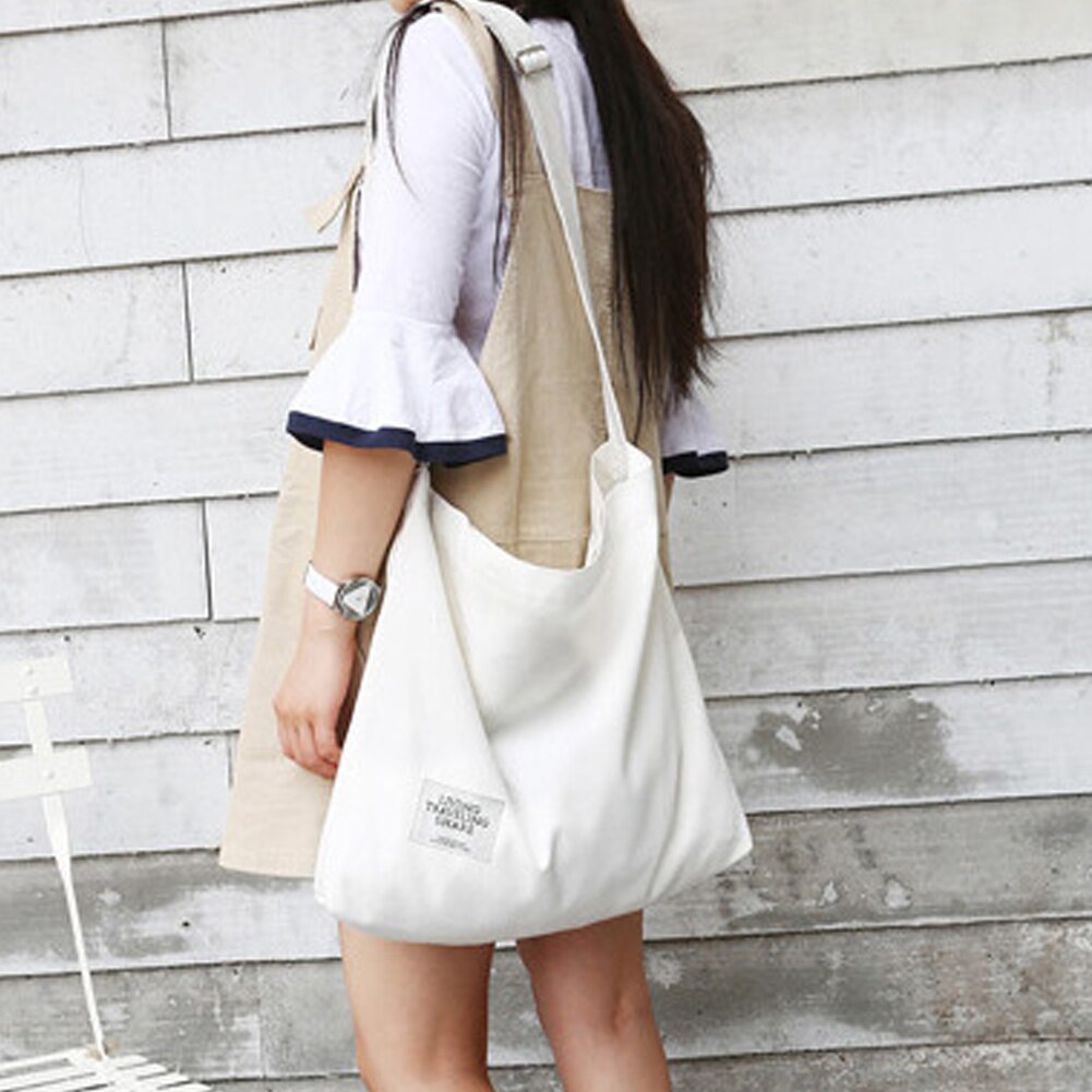 Daily Canvas Casual Wear Resistant Large Capacity Practical Crossbody Lightweight Single Shoulder Women Bag Vintage