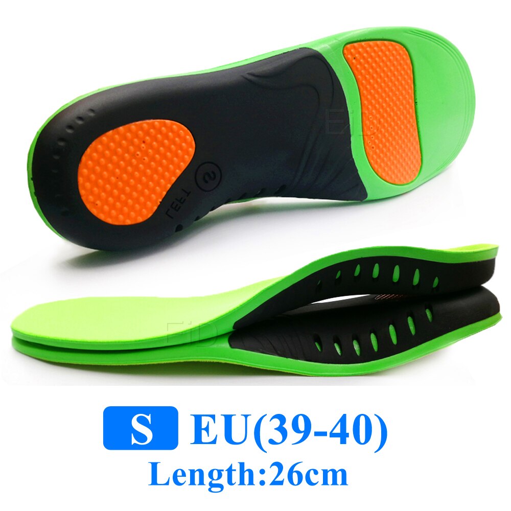Semelle orthopédique EVA de , pour les pieds plats, Support en arc, pour hommes et femmes, semelles orthopédiques, tampons: S EU 39-40 / 1 Pair