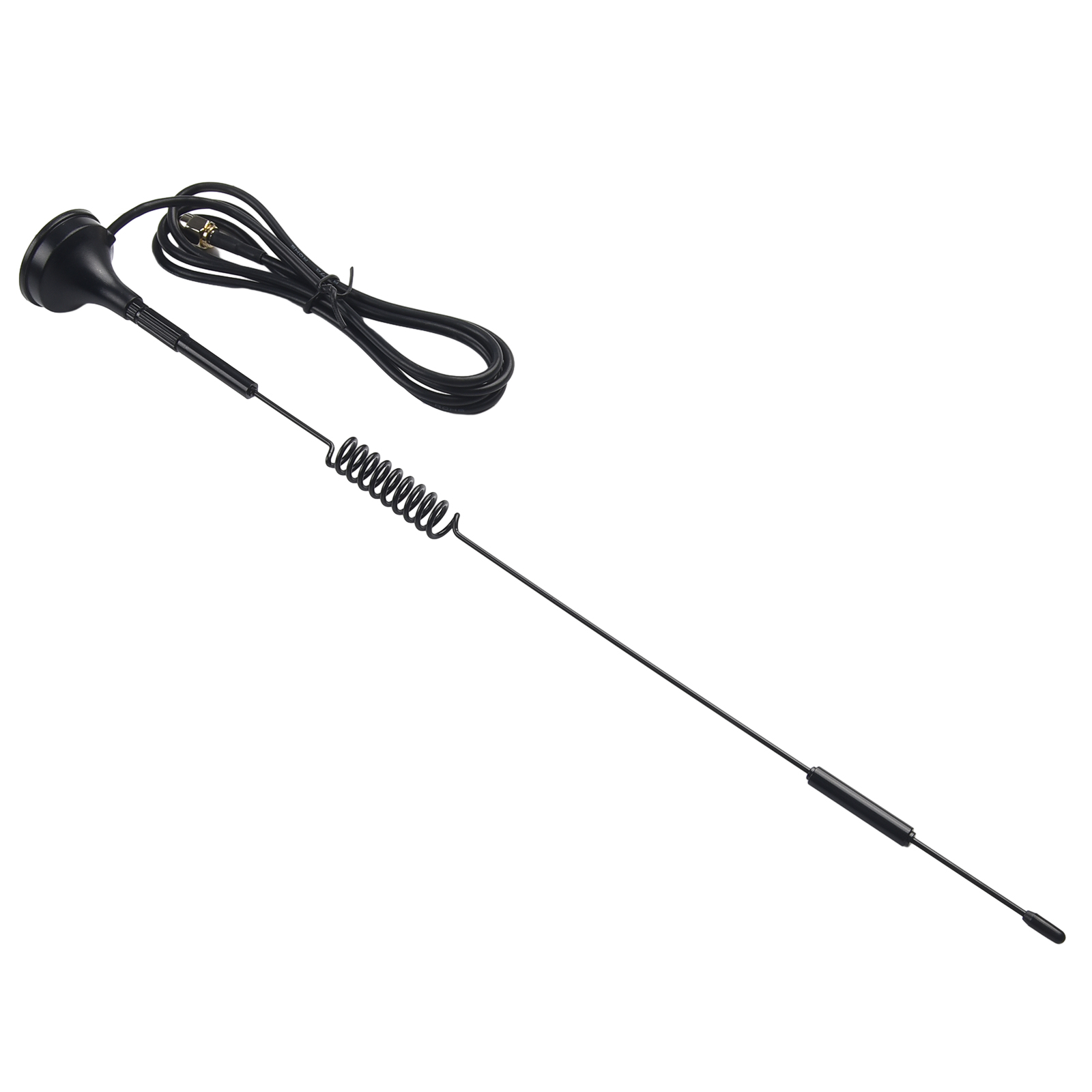 Universal For 4G LTE Antenna SMA Male Connector 700-2700MHz 12dBi GSM External Antenna CB Radio Magnetic Base Mounting 50W