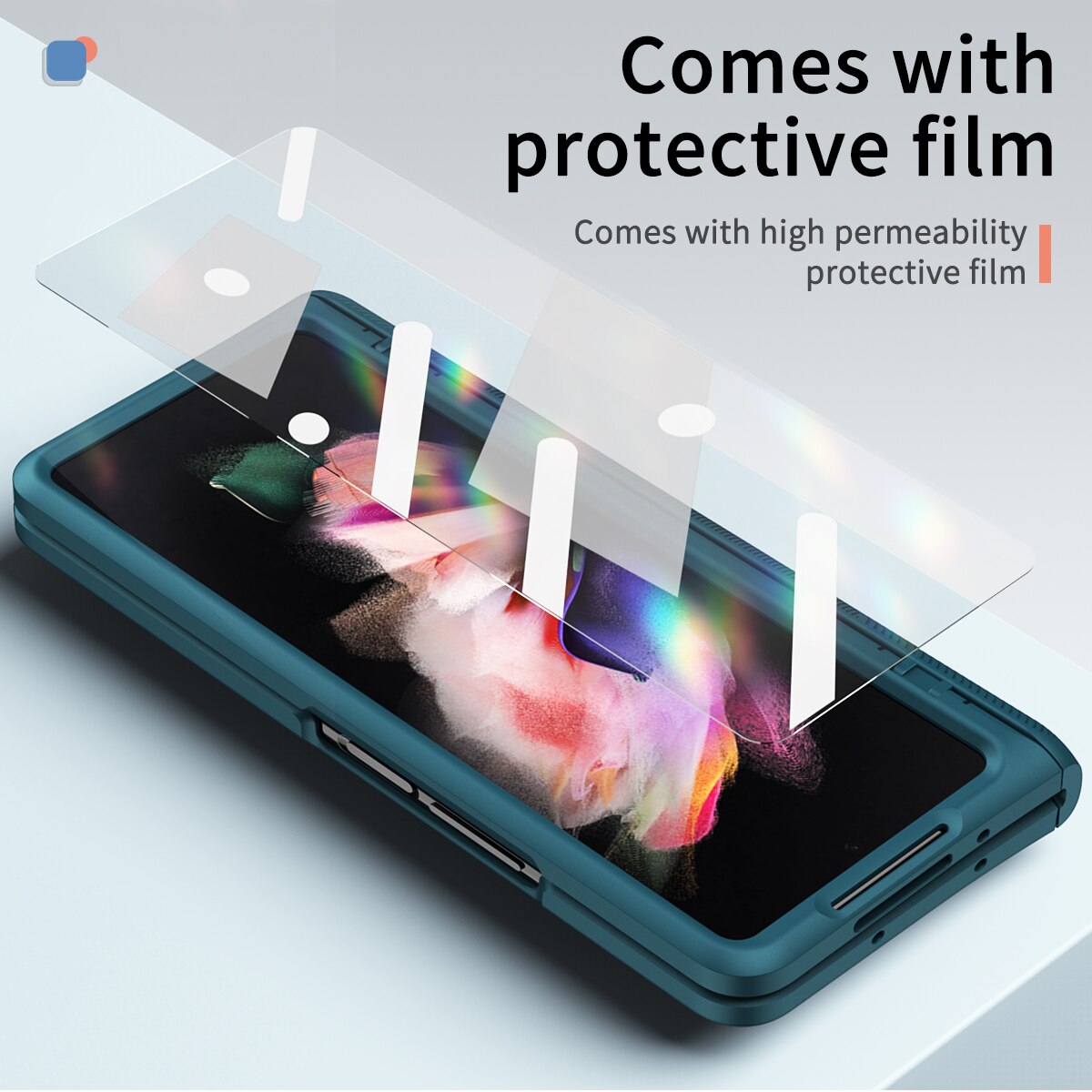 Charnière magnétique Pour Samsung Galaxy Z Plier 3 2 avec Écran Avant Verre Film Charnière Pleine Protection Z Plier 3 5G Couverture Arrière