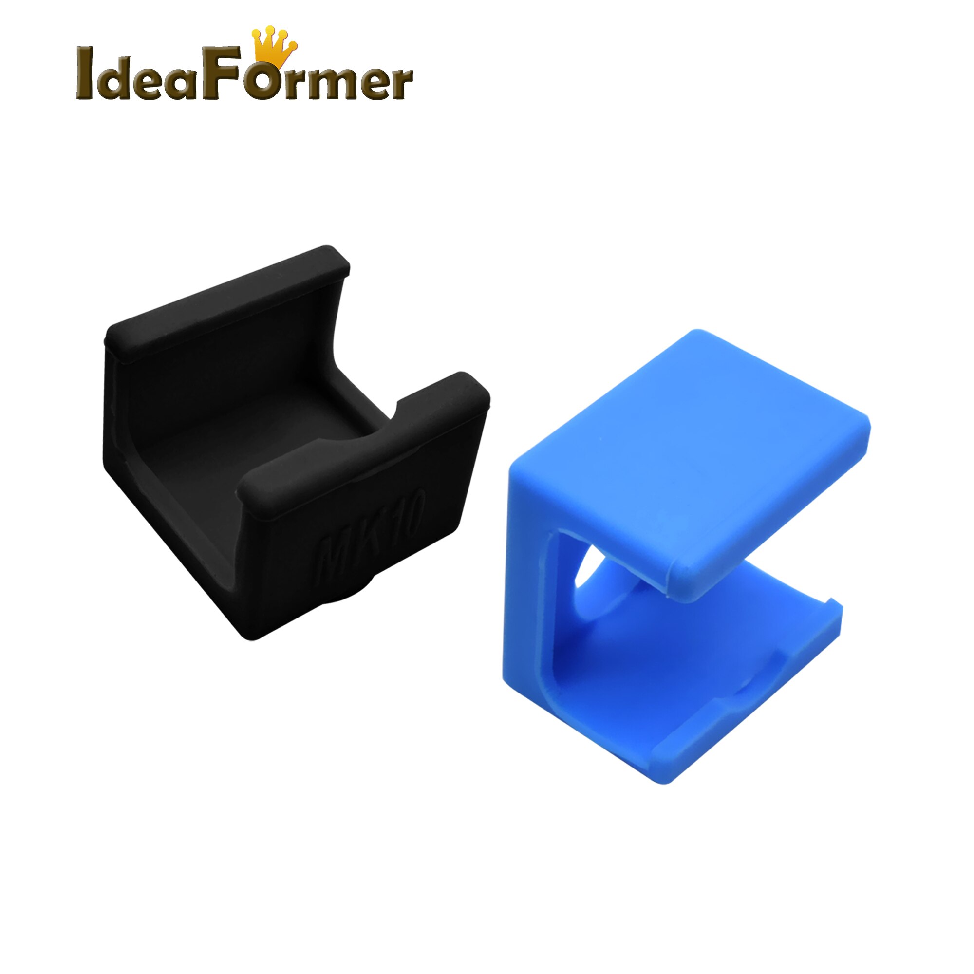 Chaussettes en Silicone pour imprimante 3D, 2/5 pièces, adaptées au bloc en aluminium MK10, Reprap j-head, extrudeuse Hotend, couverture de bloc chauffant
