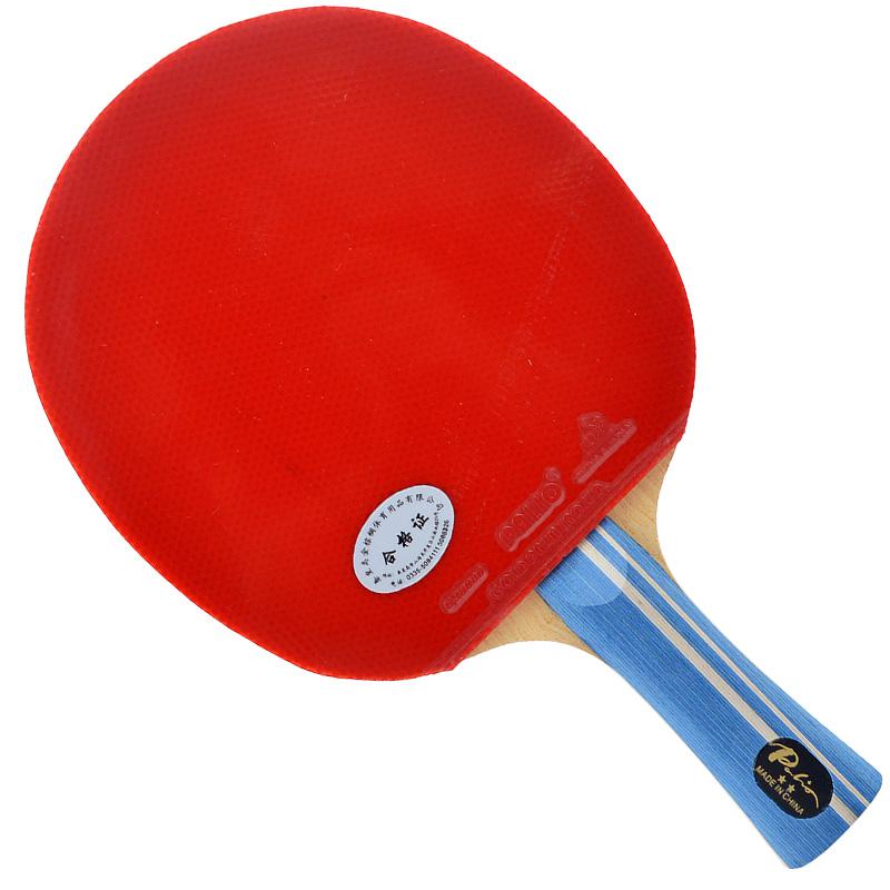 Palio 2 Ster Expert Tafeltennis Racket Tafeltennis Rubber Ping Pong Rubber Raquete De Ping Pong: long handle