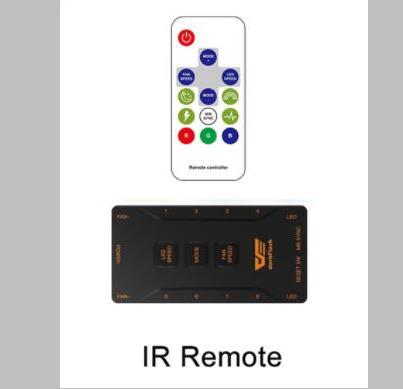 Aigo DR12 PRO Computer PC Case Fan RGB Adjust LED Fan Speed 120mm Quiet Remote AURA SYNC Computer Cooler Cooling RGB Case Fans: controller remote