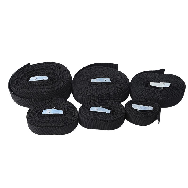 Ceinture de bagage fixe de sangle de bateau automatique attachée par cliquet de corde de Tension de voiture avec la boucle d'alliage