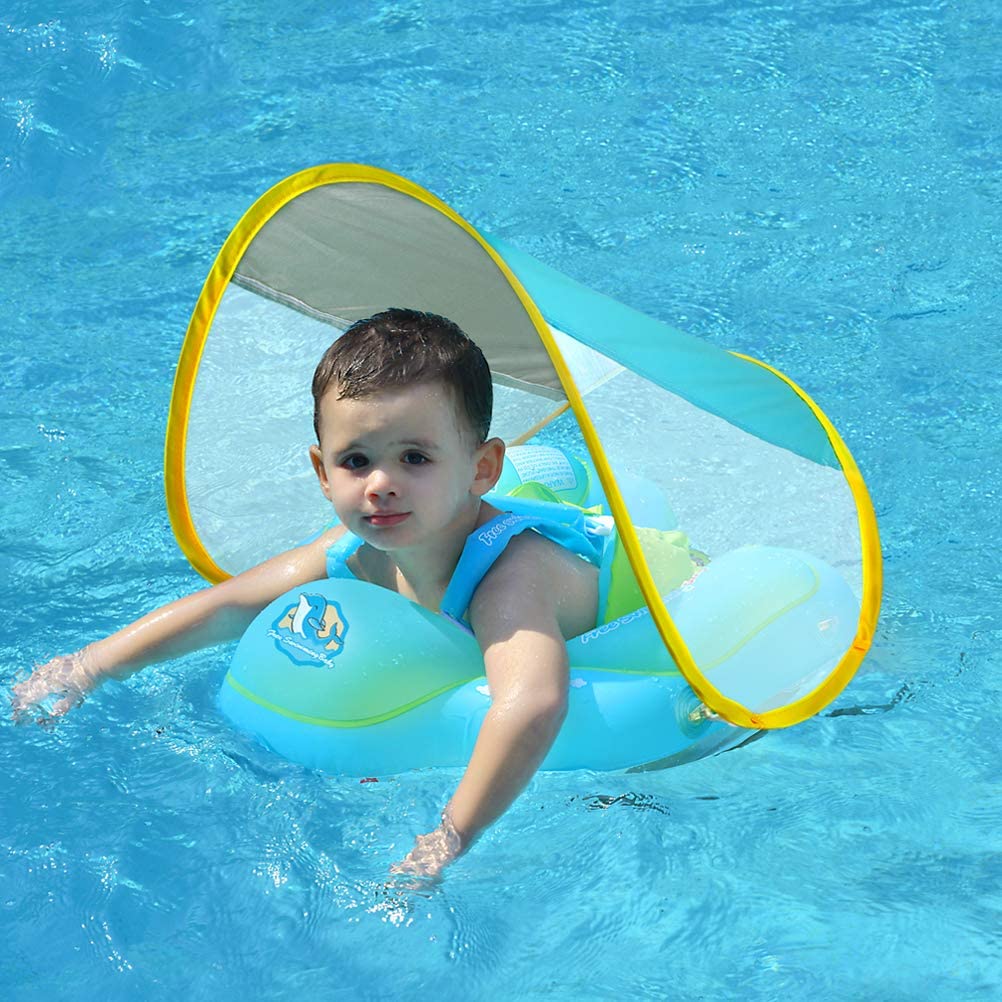 Baby Swimming Ring Float Kids Waist Inflatable Swim Pool Toys Infant Floater Lying Circle Ring Toddler Bathing Accessories
