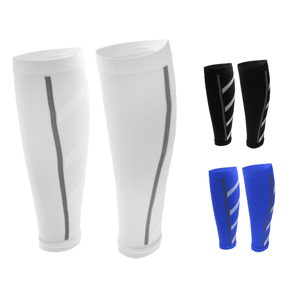 3 Pairs Unisex Running Compression Calf Sleeves Shin Splints Leg Socks