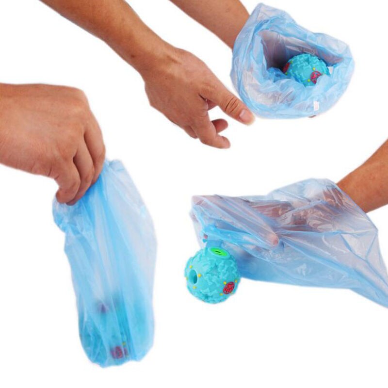 Biodegradable Pet Dog Poop Bag Zero Waste Dog Pooper Bags Paw Doggy Litter Poop Bag Dispenser Pets Products For Dogs