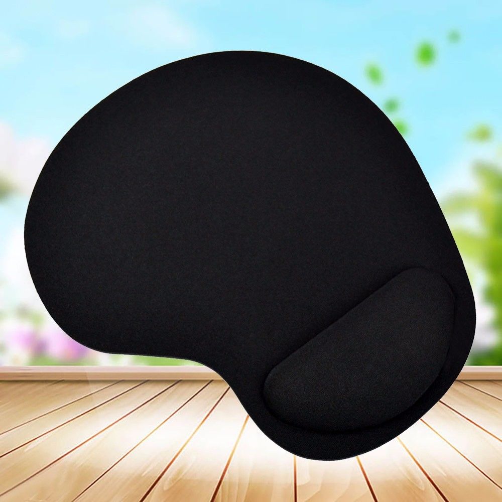 Komfort Handgelenk Mauspad Matte gamer navi große Mäuse Pad für Optische Maus Mousepad WFAU: Schwarz