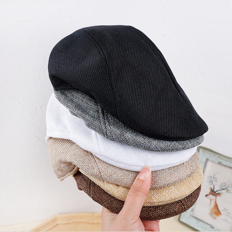 Men Summer Breathable Mesh Hats Caps Outdoor Gorros Sun Hats Flat Cap Unisex Adjustable Caps Gorras