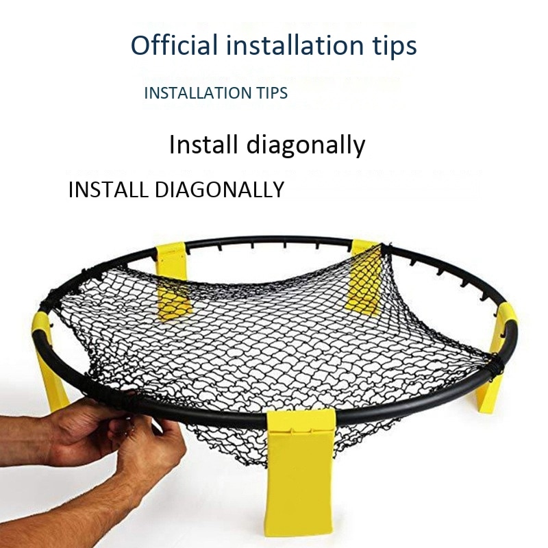 Net Voor Spikeball Game Vervanging Voor Gebroken Netto Compatibel Met Roundnet Game Spike Bal Net: Default Title