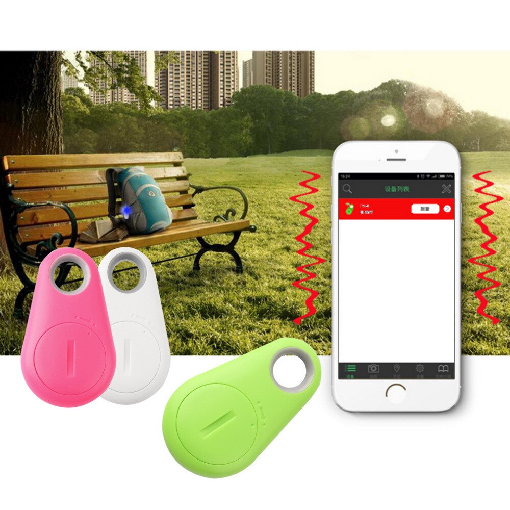 Mini Anti-lost Bluetooth 4.0 Tracker GPS Locator Tag Alarm Wallet Key Pet Dog Finder Pocket Size Smart Tracker