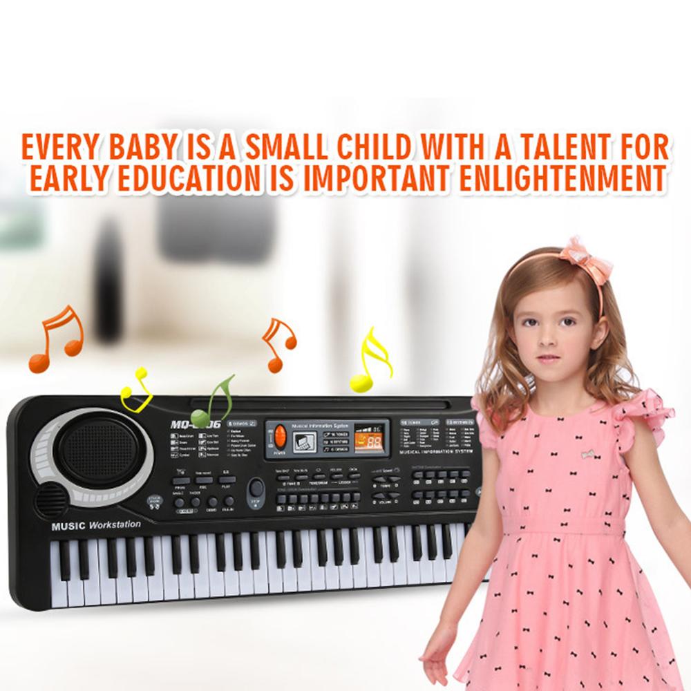 61-Key Digital Electric Piano Keyboard Portable Multi-Functional Keyboard with Microphone music keyboard musical instrument