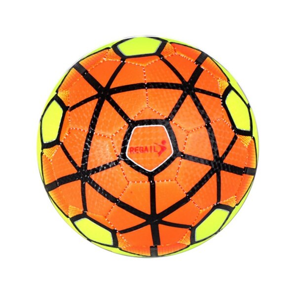 Portable children's football training ball for girls and boys, cute cartoon pattern inflatable football for outdoor and indoor use: B