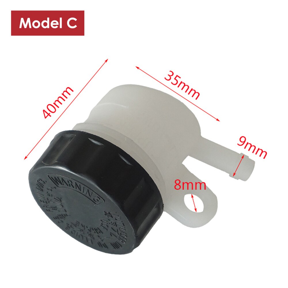 Universal Refit Motorcycle Foot Rear Brake Master Cylinder Tank Oil Cup Fluid Bottle Reservoir For Yamaha Honda Suzuki: Model C