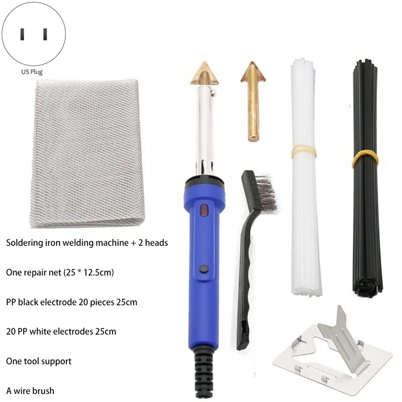 Plastic Welding Machine Kit, 80W Plastic Welding Kit, Suitable for Bumper, Kayak Repair