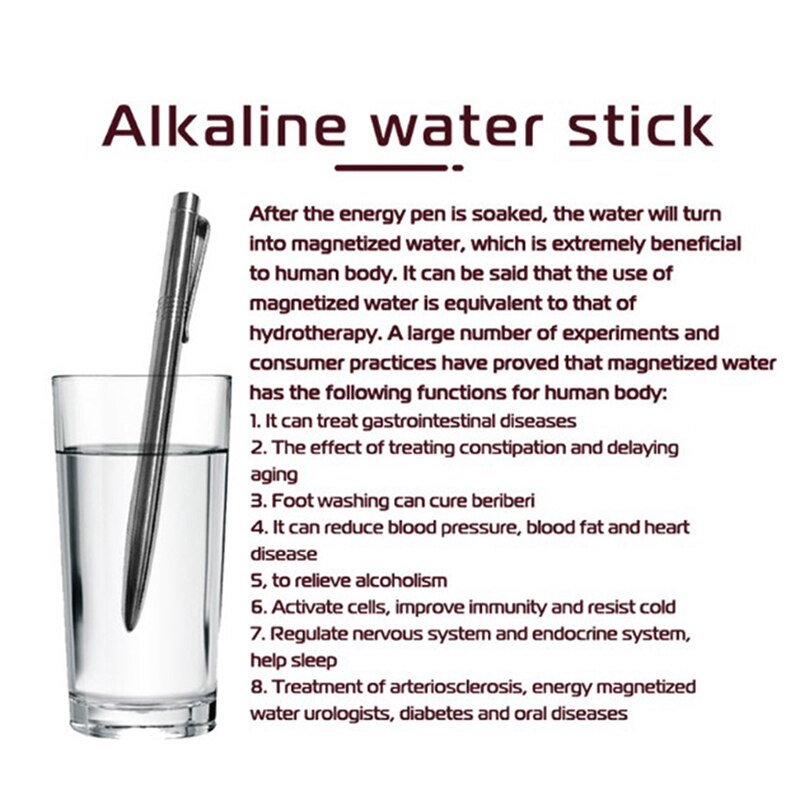Massage Negative Ionen Energie Zauberstab NANO Energie Alkalische Wasser Stick Wasser Aktivierung Stift Stress Relief