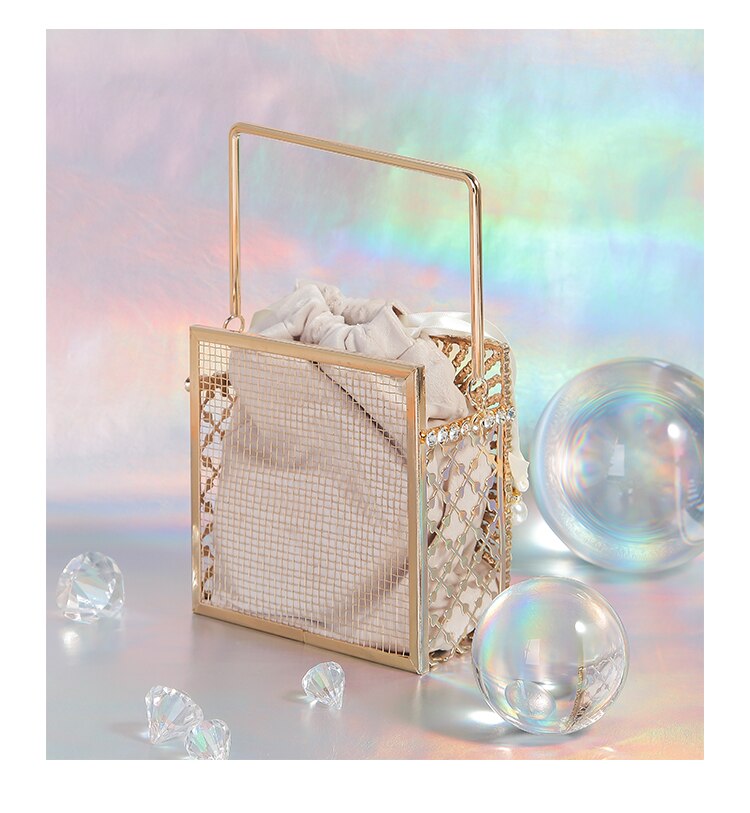 Estrella Chic diamante bolso de noche de bolsa de embrague para las mujeres de lujo hueco mujer bolsa monederos y bolsos de diamantes de imitación bolsa