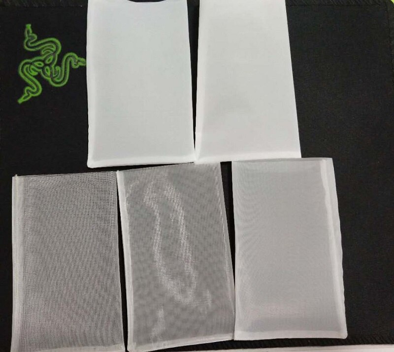 Sealing Good 25u Micron 2.5x4 inch Nylon Mesh Rosin Oil Press Filter Bags Strong Nylon White Screen with Flap 100pcs