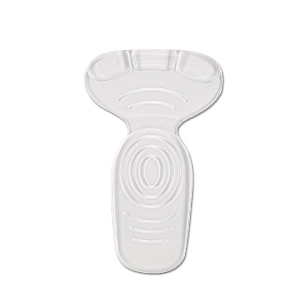 T-form innleggssåler høy hæl sko pads sklisikker svamp fot hæl beskytter sette inn bomull sport sandaler innsatser sko tilbehør: Klar