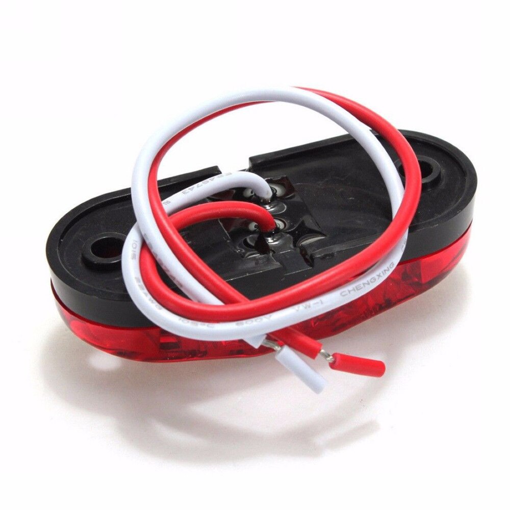 Car Lamp Vehicles Side Marker Light Indicator Parking 12V Mount Rear 2.5" 2 Diode Clearance Truck Surface Waterproof