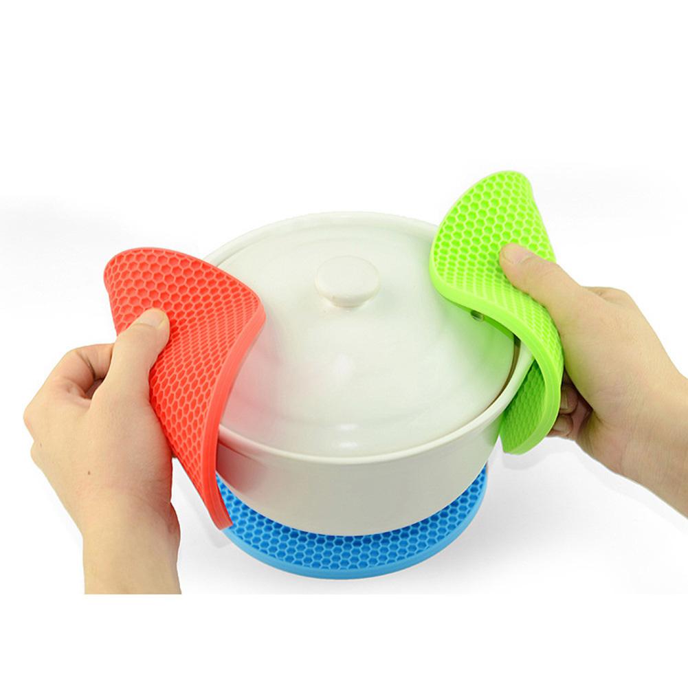 Circulaire Honingraat Siliconen Isolatie Mat Verdikte Anti-Slip Isolatie Mat