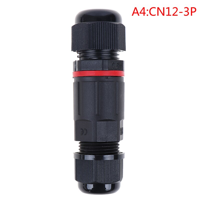 IP67/IP68 Waterproof connector T Shape 2/3Pin Cable Wire Gland Sleeve connector quick connect waterproof connector