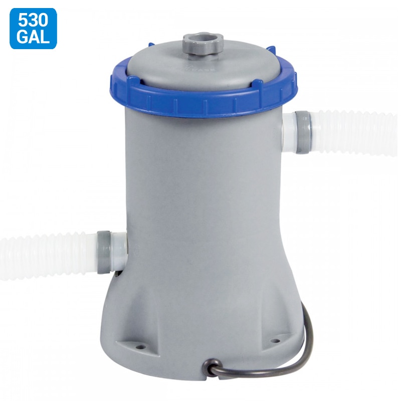 530GAL Pool Pump Filter Flow Clear 58383 Family Garden Pool Filtration Cycling