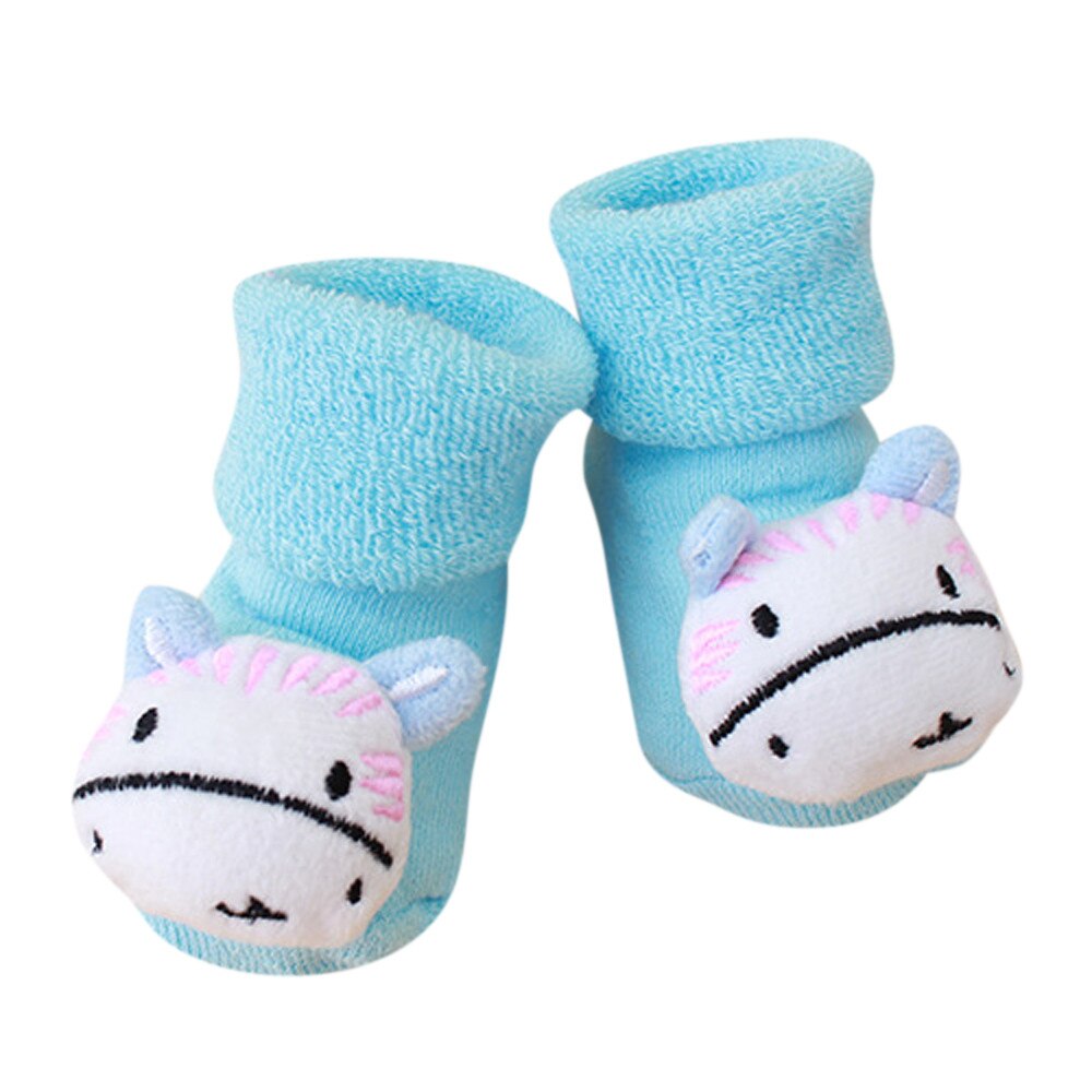 Enfant en bas âge enfants pied chaussettes hiver dessin animé mignon -né enfants bébé filles garçons anti-dérapant chaussettes pantoufle chaussures bottes: G