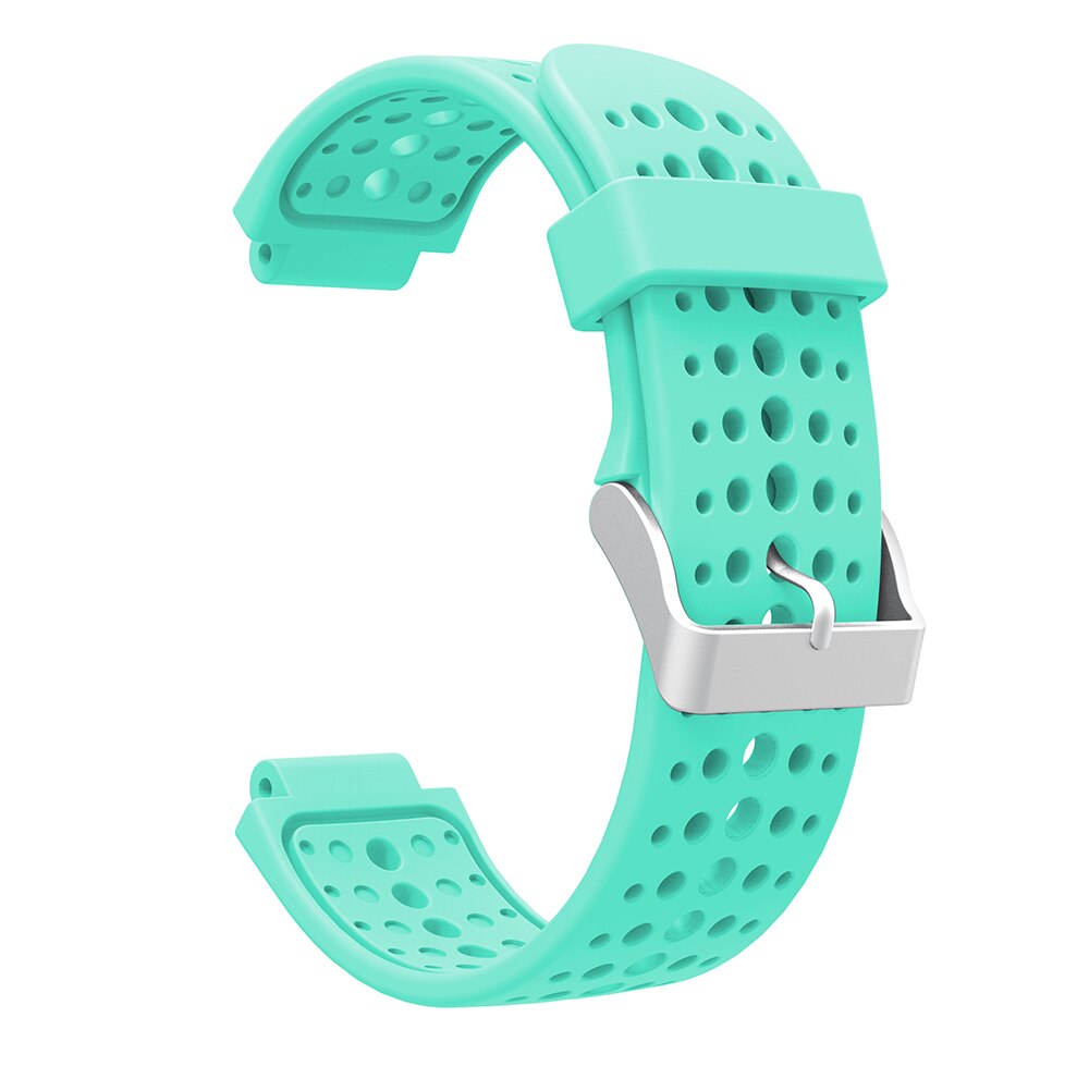 Silicone Bracelet Strap For Garmin Forerunner 235 Replacement Watch Band For Garmin Forerunner 220/230/235/620/630/735XT: Mint Green