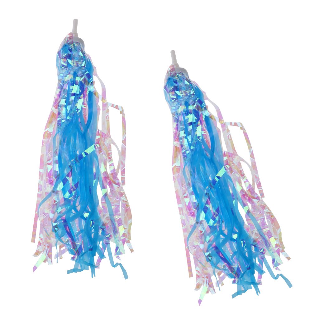 Handlebar Fringe Streamer Ribbon for Children's Bike, Pack of 2 - Long 28cm