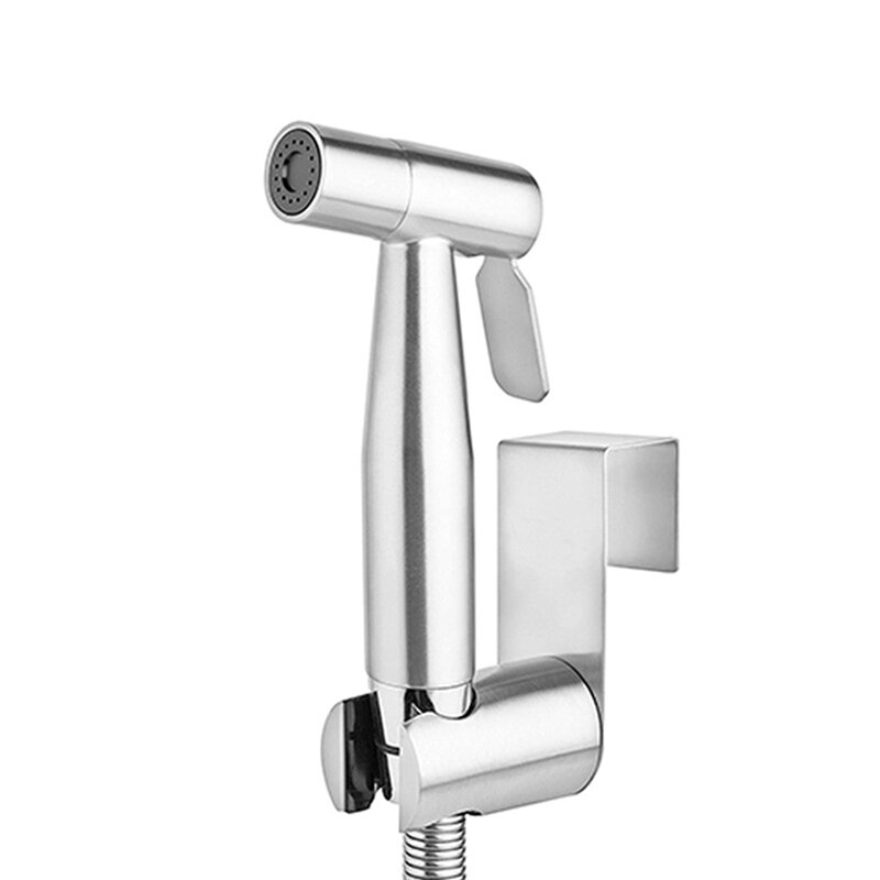 Roestvrijstalen toilet handbediende bidet kraan sproeier bidet set sproeier toilet spray voor badkamer zelf