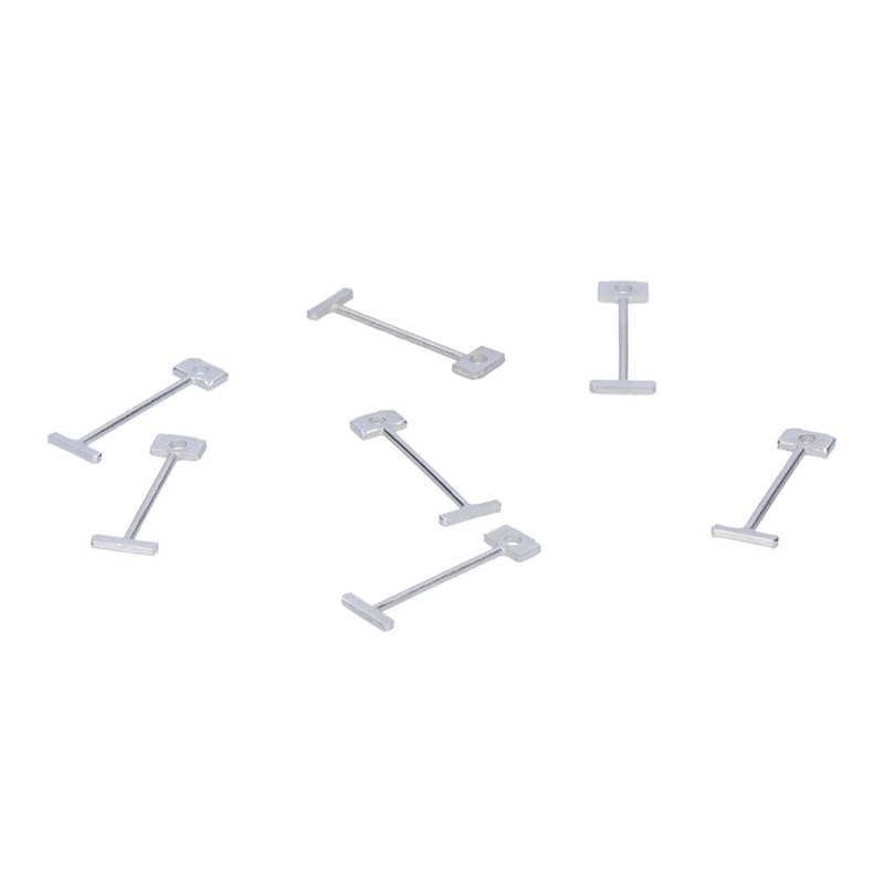 50Pcs T Pins Wear Impact Resistant Recyclable Compressive Wall Pins for Office Wall T-pin Steel Needle