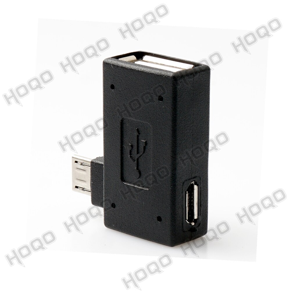 Adaptador USB OTG Micro de 90 grados para Fire Stick TV Snes mini Classic Nes Mini con fuente de alimentación en ángulo izquierdo-derecho