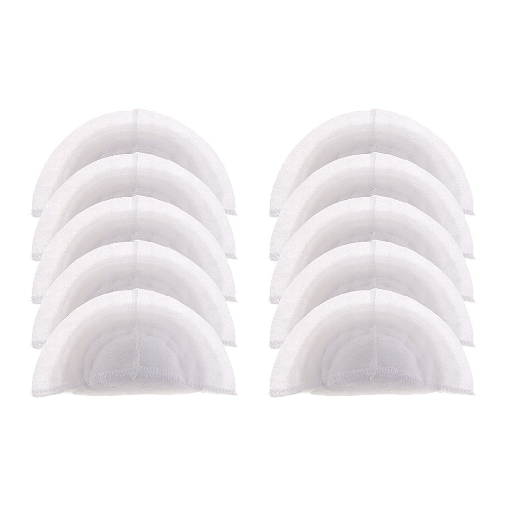 5 Pairs Of Cotton Shoulder Pads Dimensionally Stable Half Moon 40mm Thick, To