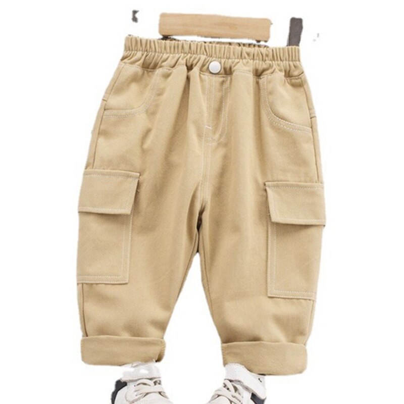 Spring Baby Boys Pants Overalls Kids Trousers Autumn Children Casual Pants Clothes Stylish Kids Boys Straight Pants Open Gear