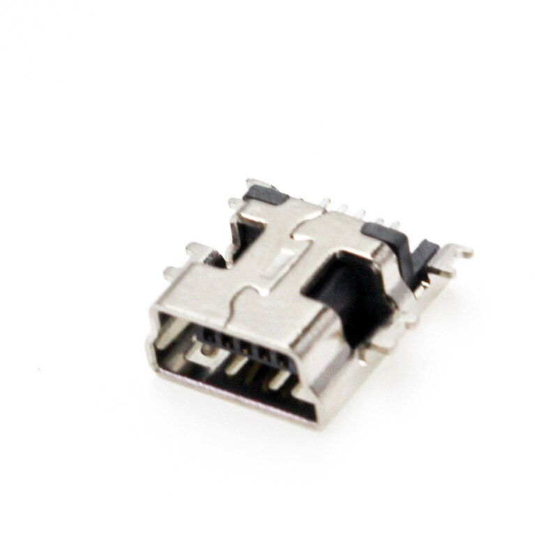 10-50 Teile/los SMD 5P Mini USB buchse Mini usb-schnittstelle Hülse 4 füße ausgesetzt