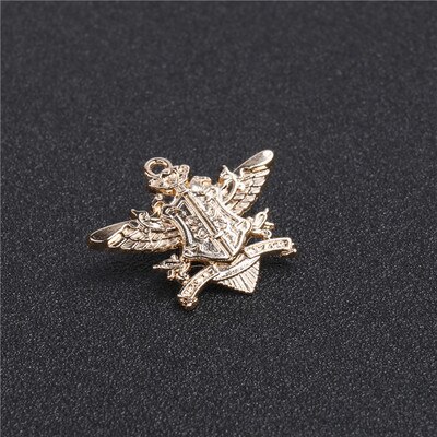 Vintage metalen insecten broche speld bij/bloem/vliegtuig/kerst hert broches voor dames kleding heren pakken sieraden maken benodigdheden: K