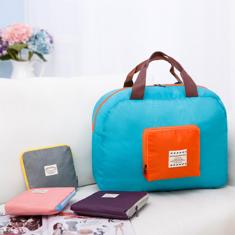 Duffel bag bolsa de aeronave coreana, bolsa de náilon portátil para armazenamento de um ombro, à prova d&#39;água e grande capacidade de viagem