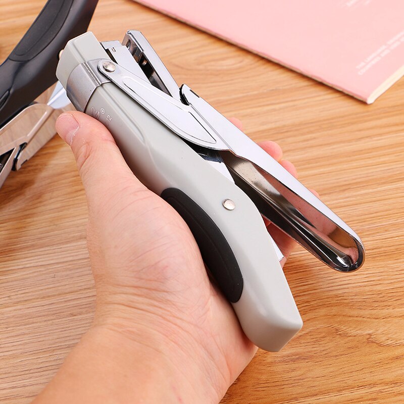 Manual Plier Stapler No.12 Staples Set Grapadora Papelaria Stationery Material Escolar Office Accessories School Supplies
