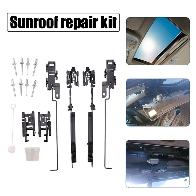 Car sunroof track repair repair kit sunroof repair kit suitable for different types of cars