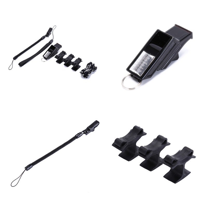 Gmarty 1 Set Scheidsrechter Fluitje Grote Sound Whistle Pitloze Plastic Fluitje Professionele Voetbal Basketbal fluitje