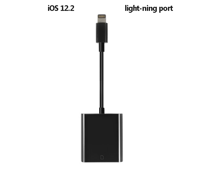 Micro SD Card Reader for Lightning to SD Card Camera Reader Adapter for TypeC OTG Card Reader for Macbook Mobile Phone IOS USB-C: iOS black