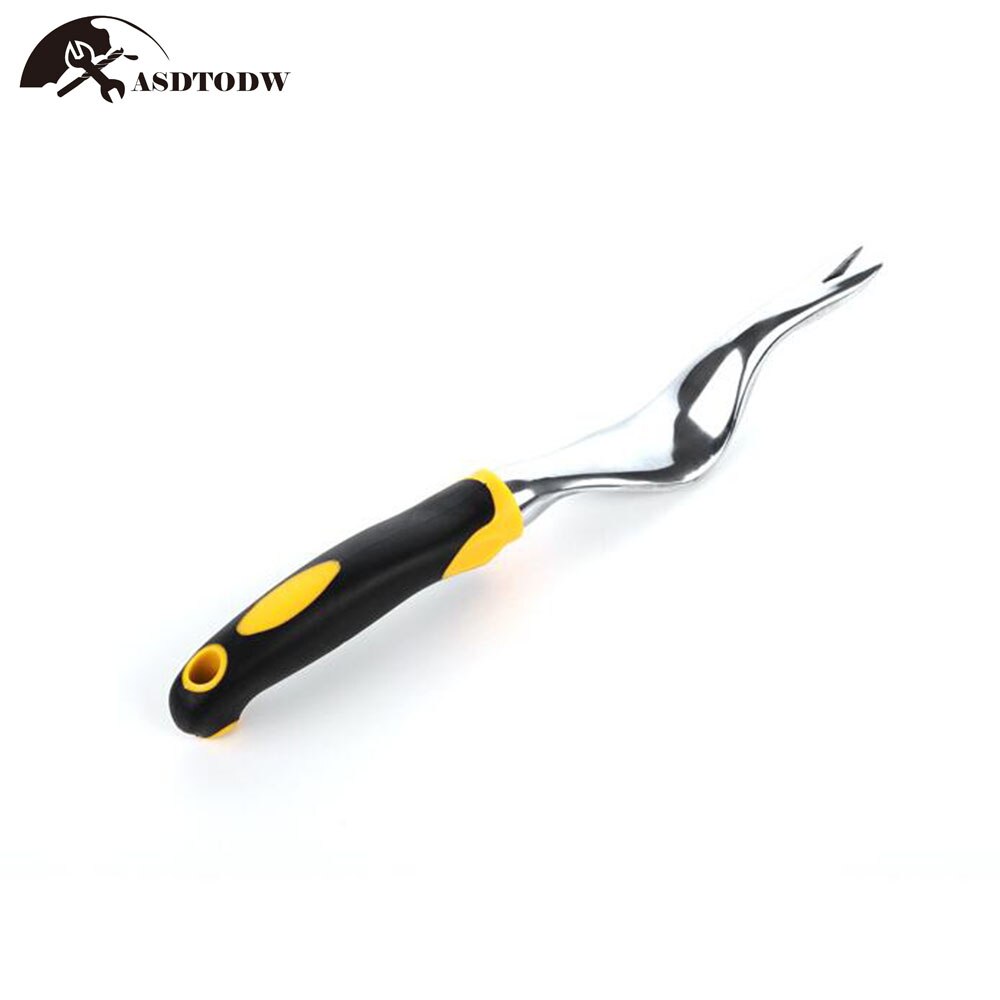 6pcs Aluminum Manual Garden Tools Set Soft Rubber Non-slip Handle Pruning Shears Trowels Transplant Cultivator Garden Hand Tools: weeder