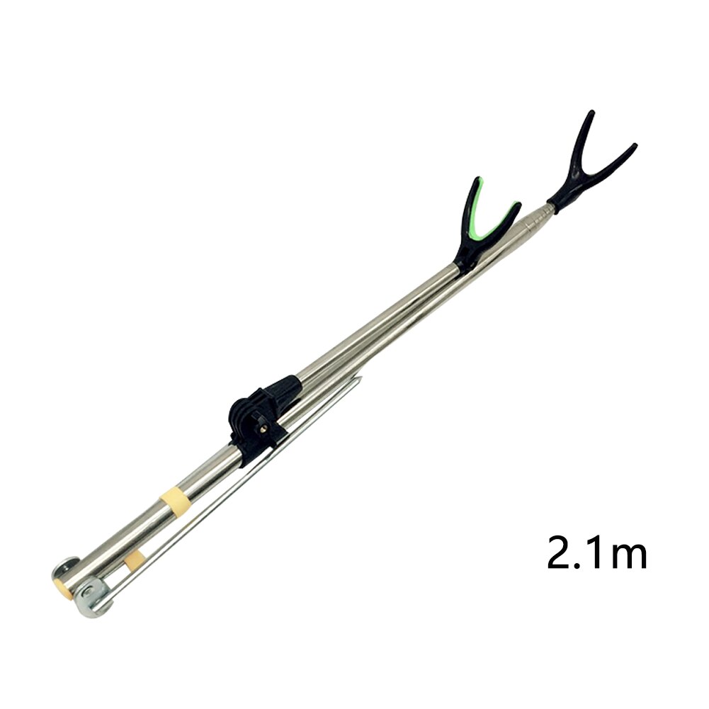 Angeln Stange Halter Unterstützung rostfrei Stahl Dual benutzen Anti-Unterhose Ultra hell Gestell draussen Halterung Winkel einstellbar abnehmbar Werkzeug: 2.1m