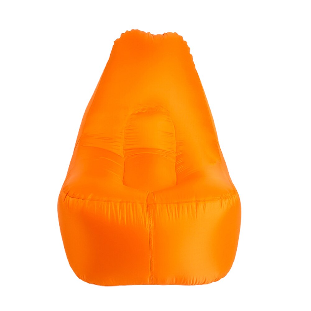 Ultraleicht Entspannende Garten Schlafen Faltbare Tragbare Aufblasbare Strand Sofa Hof Schwimmen Park Liege Faul draussen Möbel: Orange