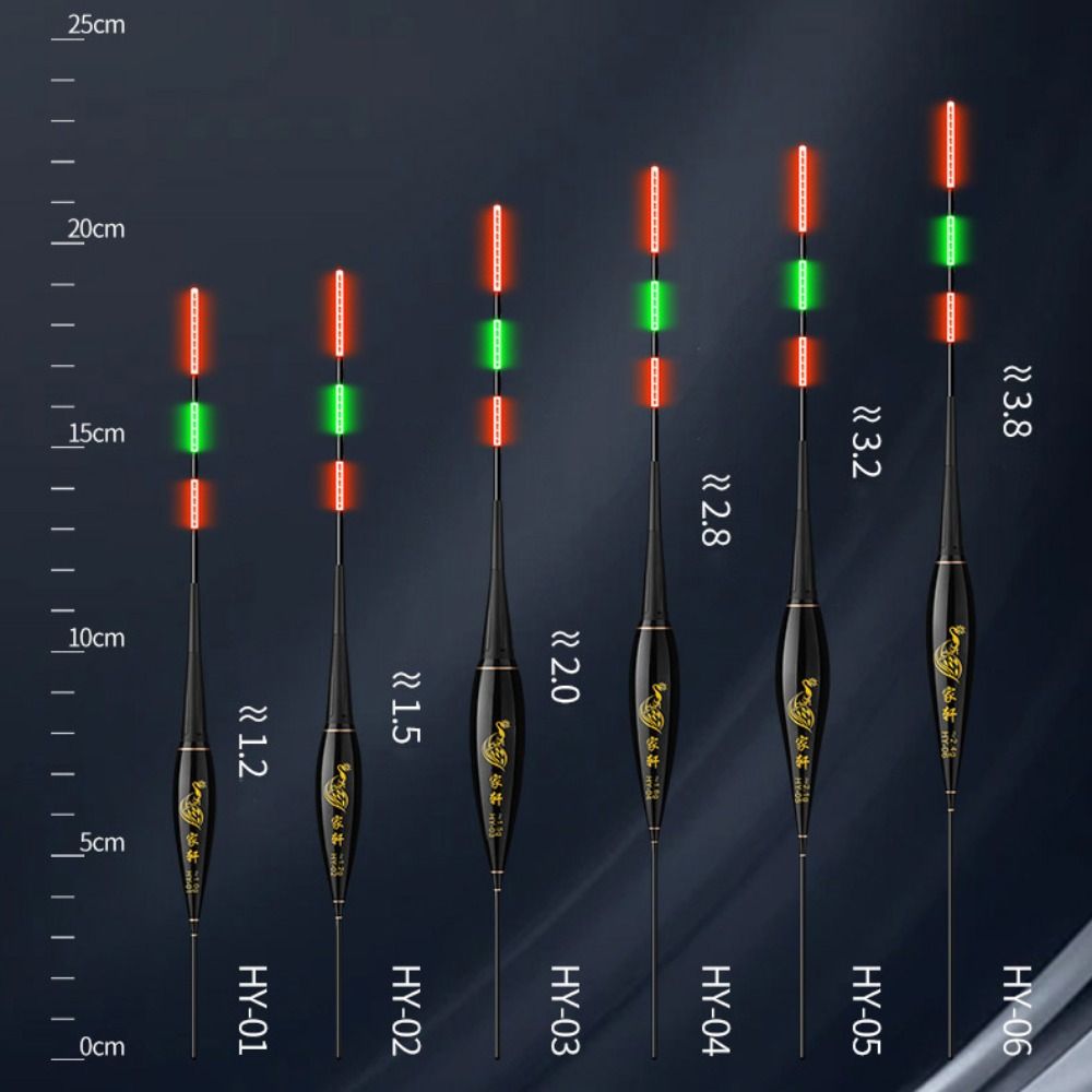 Flotador de pesca Led inteligente, boya de recordatorio altamente sensible, Sensor de gravedad, estroboscópico de pesca nocturna eléctrico brillante, cola larga, novedad de 2025