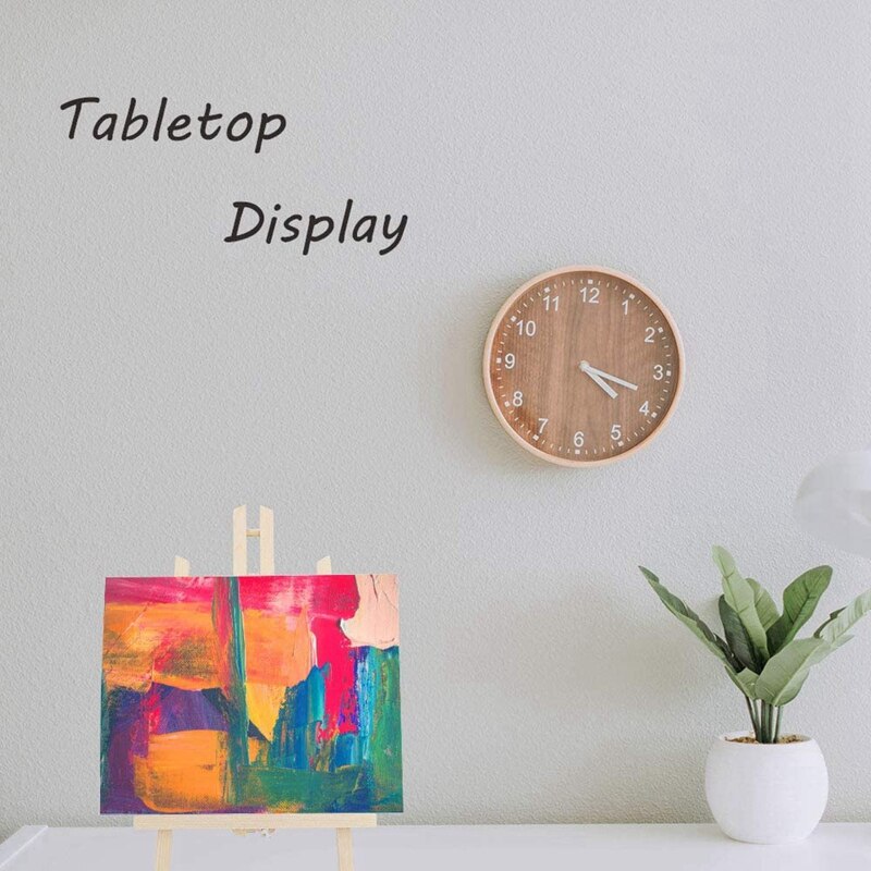 40x24 cm Wooden Easel, 3 Pieces Display Shelf, Craft Painting Easel, Suitable for Children, Adults, Students, Classrooms